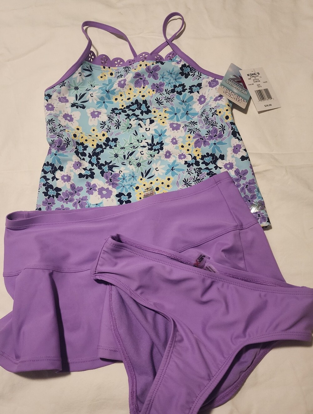 ZeroXposur Agirls 3 Piece Swimsuit